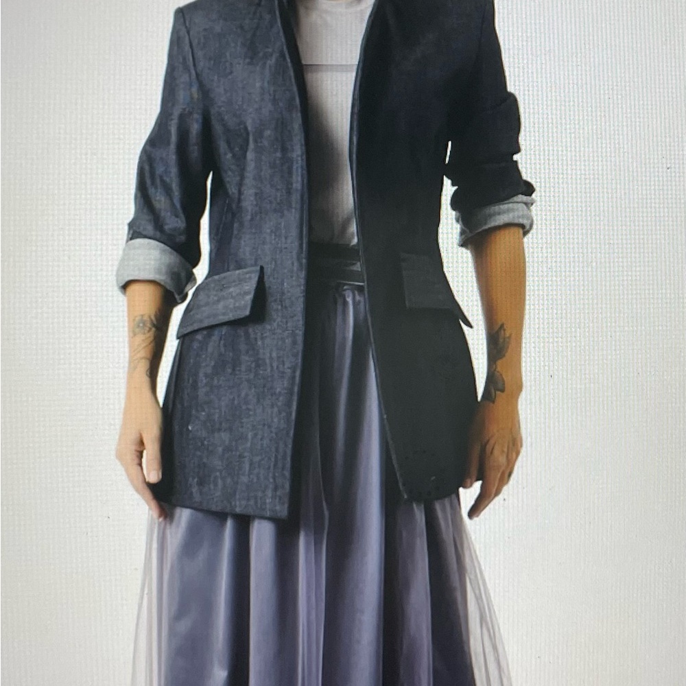 Locker Room Jacket, fitted Denim Chic, no longer available. Never worn